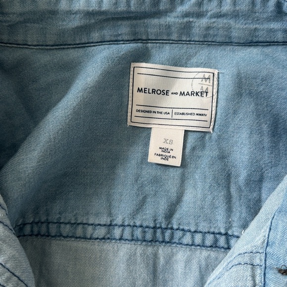 Melrose & Market Light Chambray Button Up - Picture 2 of 3